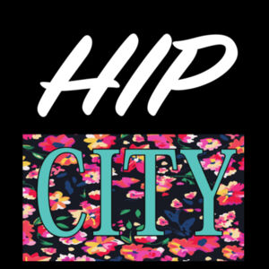 Hip City Floral-Crop Tee Design